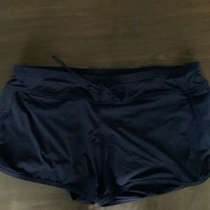 Athleta swim shorts, Navy, Size M